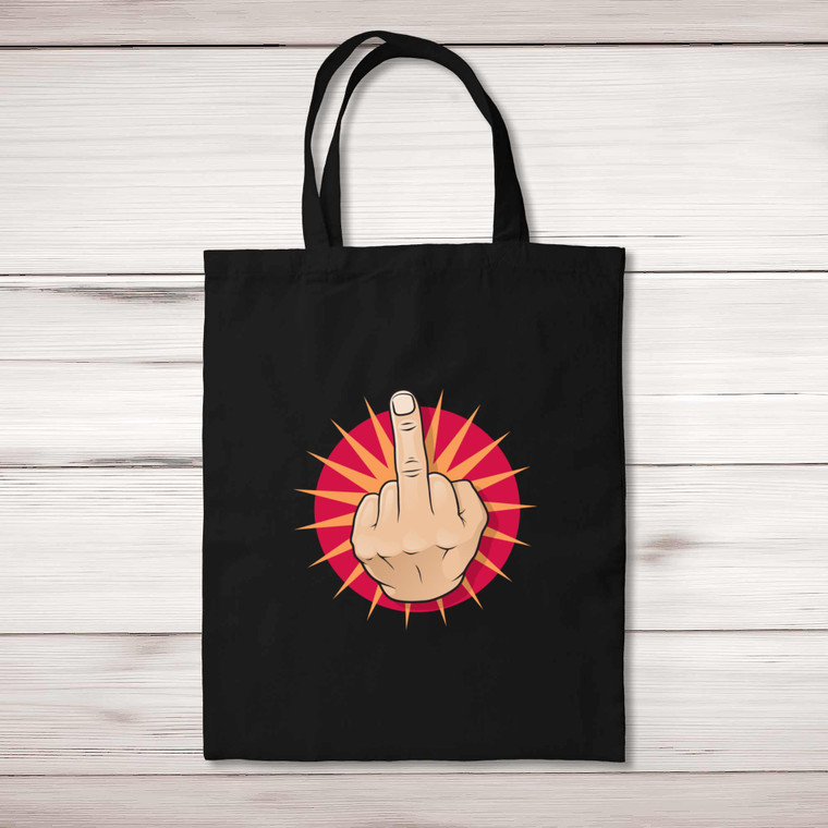 Up Yours - Rude Tote Bags - Slightly Disturbed - Image 1 of 5