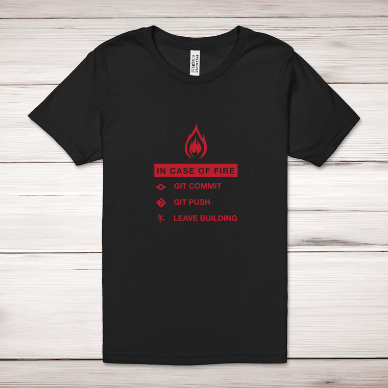Git Commit - Geeky Adult T-Shirts - Slightly Disturbed - Image 1 of 12