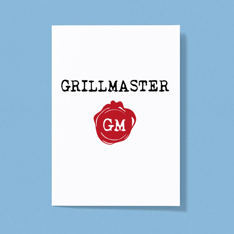 Grillmaster - Novelty Greeting Cards - Slightly Disturbed - Image 1 of 1