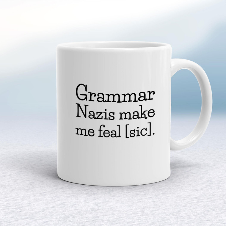 Grammar Nazis - Novelty Mugs - Slightly Disturbed - Image 1 of 20