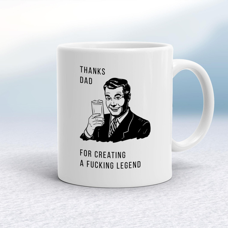Thanks Dad - Rude Mugs - Slightly Disturbed - Image 1 of 16