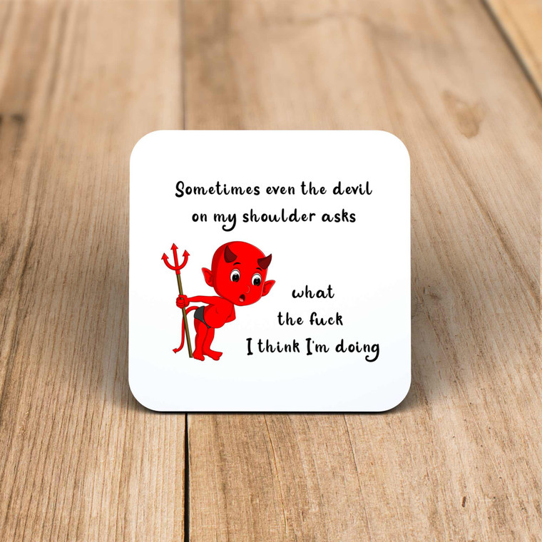 Devil On My Shoulder - Rude Coaster - Slightly Disturbed - Image 1 of 1