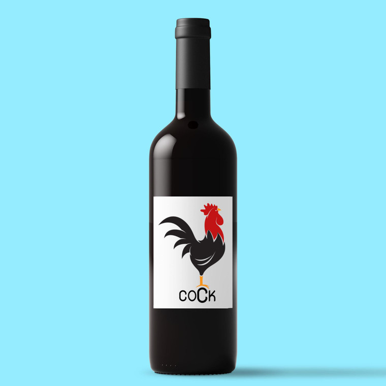Cock - Rude Wine/Beer Labels - Slightly Disturbed - Image 1 of 1