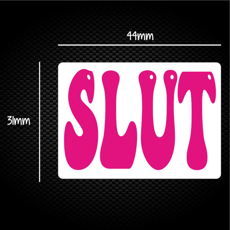 Pink Slut - Rude Sticker Packs - Slightly Disturbed - Image 1 of 1