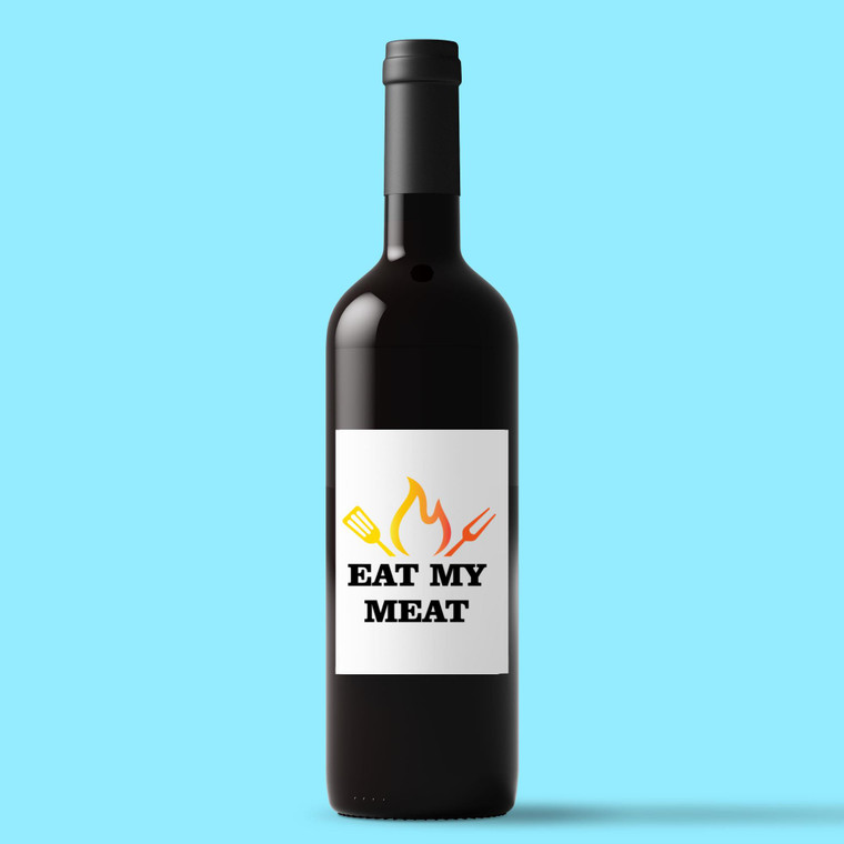 Eat My Meat - Rude Wine/Beer Labels - Slightly Disturbed - Image 1 of 1