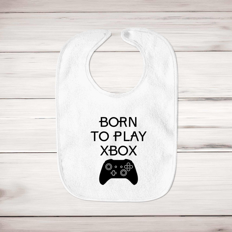 Born to Play Xbox - Novelty Bibs - Slightly Disturbed - Image 1 of 4