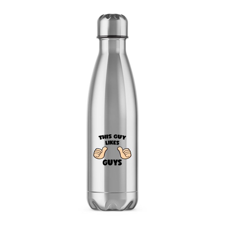 This Guy Likes Guys - Rude Water Bottles - Slightly Disturbed - Image 1 of 6