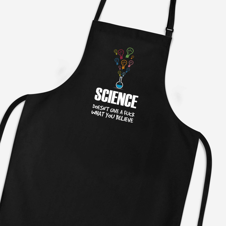 Science Doesn't Give A Fuck - Rude Aprons - Slightly Disturbed - Image 1 of 3