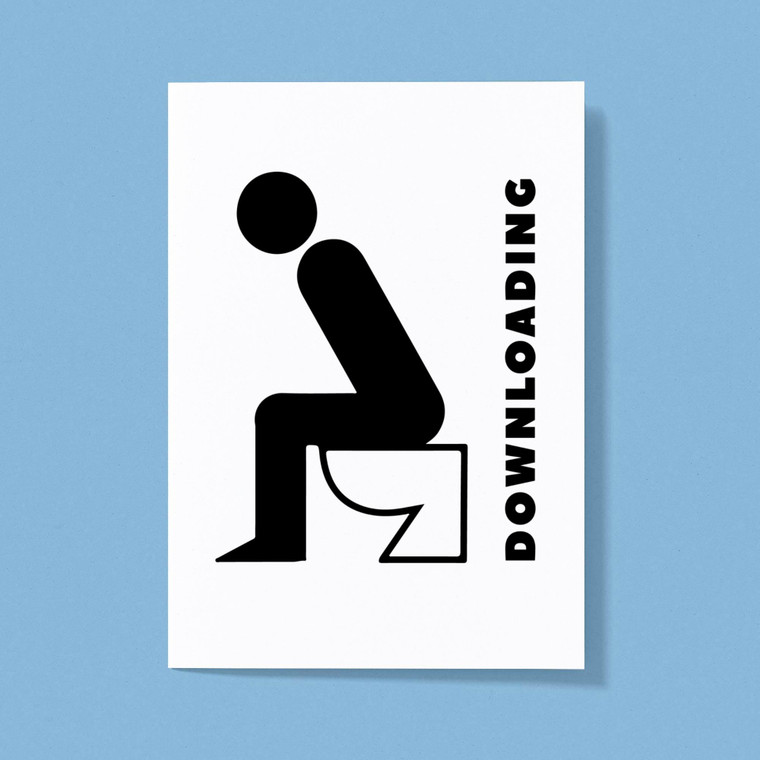 Downloading - Novelty Greeting Cards - Slightly Disturbed - Image 1 of 1