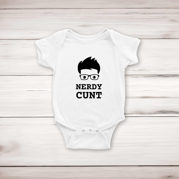 Nerdy Cunt - Rude Babygrows & Sleepsuits - Slightly Disturbed - Image 1 of 8