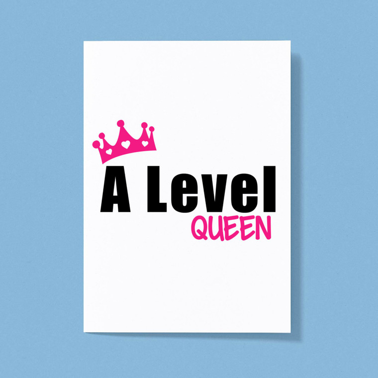 A Level King or Queen - Novelty Greeting Cards - Slightly Disturbed - Image 1 of 2