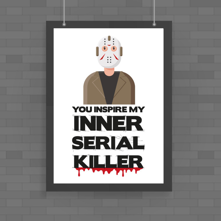 Inner Serial Killer - Rude Posters - Slightly Disturbed - Image 1 of 1