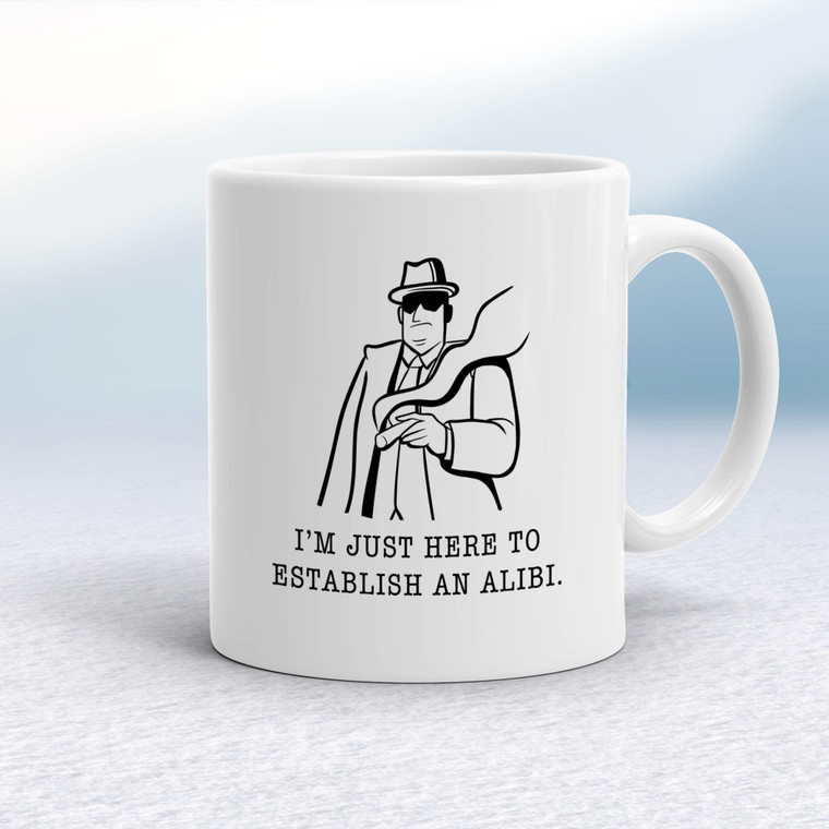 Establish An Alibi - Novelty Mugs - Slightly Disturbed - Image 1 of 20