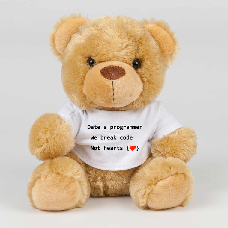 Date A Programmer - Geeky Swear Bear - Slightly Disturbed - Image 1 of 2