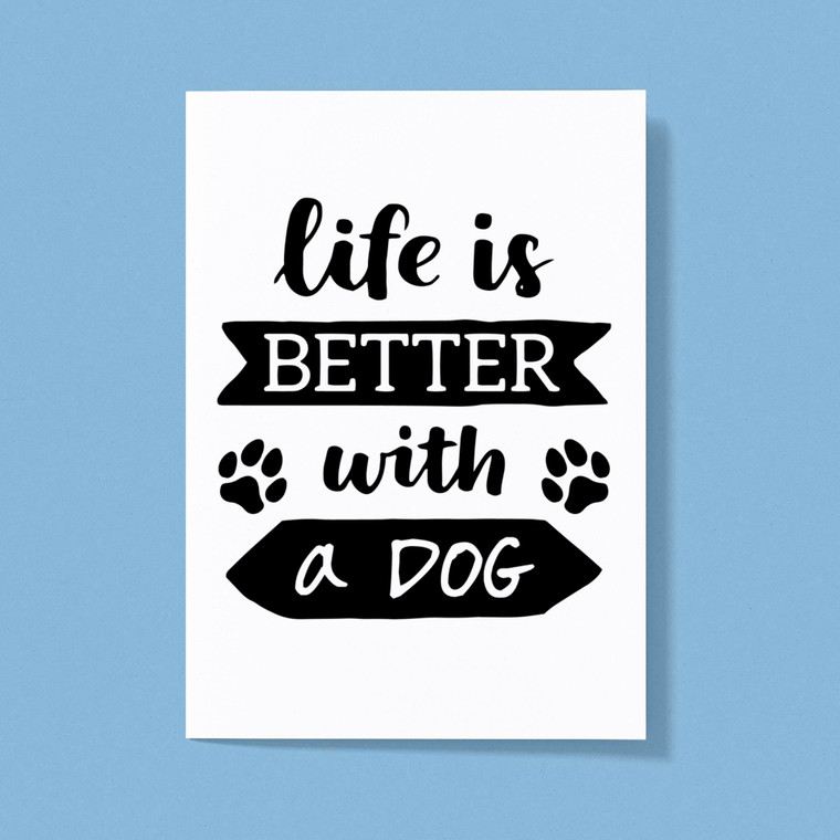Life Is Better - Novelty Greeting Cards - Slightly Disturbed - Image 1 of 2