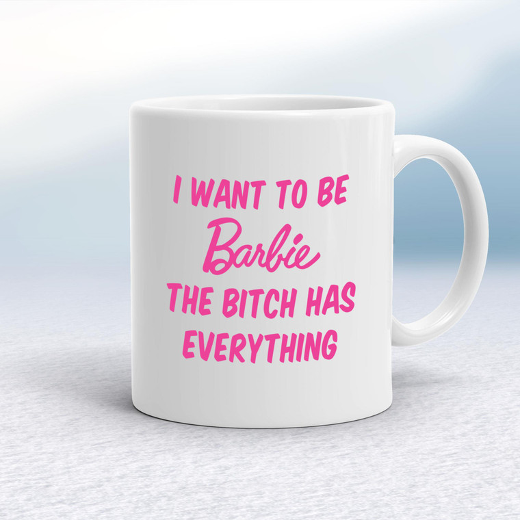 I Want To Be Barbie - Rude Mugs - Slightly Disturbed - Image 1 of 20