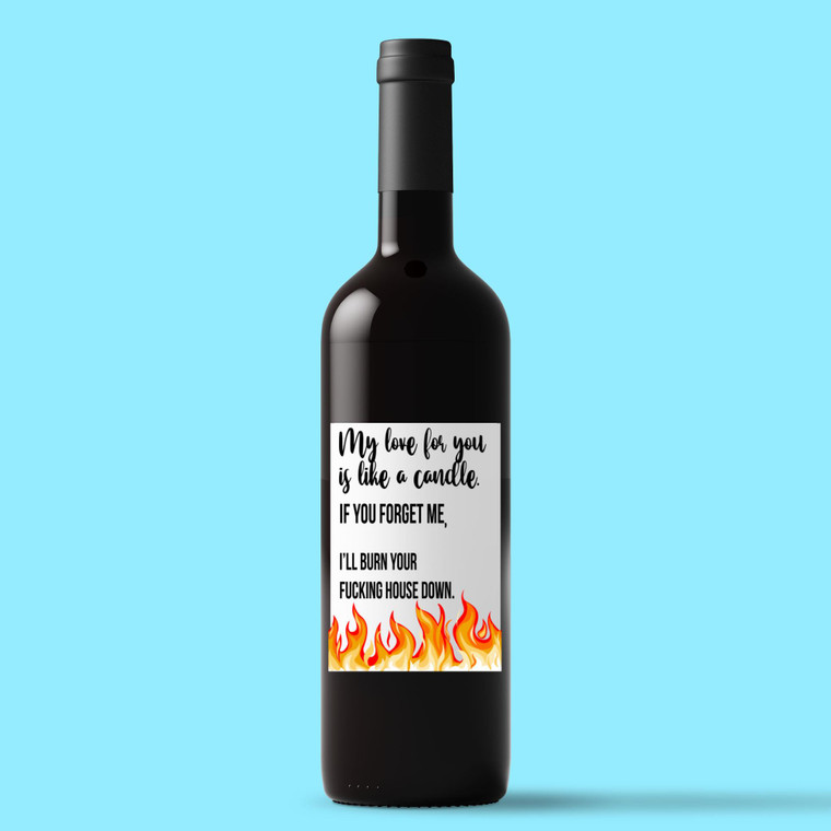 My Love For You - Rude Wine/Beer Labels - Slightly Disturbed - Image 1 of 1