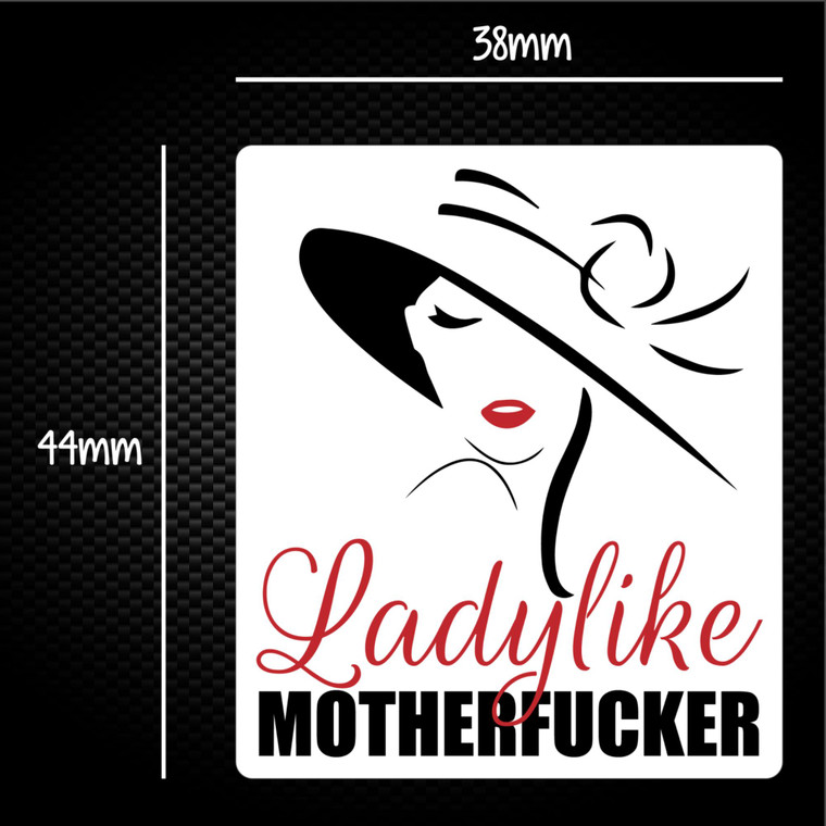 Ladylike Motherfucker - Rude Sticker Packs - Slightly Disturbed - Image 1 of 1