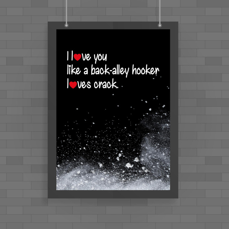 Back-Alley Hooker - Rude Posters - Slightly Disturbed - Image 1 of 1