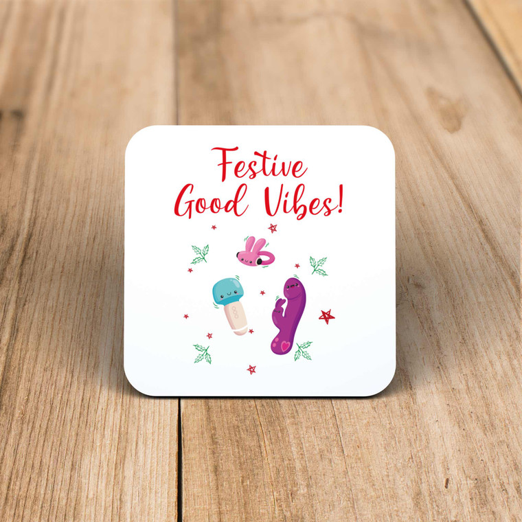 Festive Good Vibes - Rude Coaster - Slightly Disturbed - Image 1 of 1