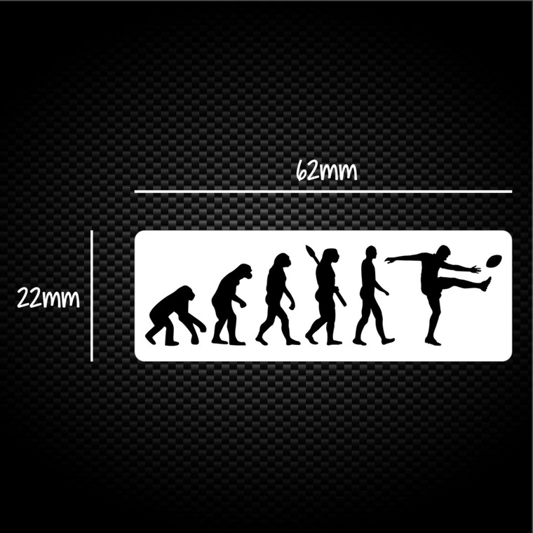 Evolution Of A Rugby Player - Novelty Sticker Packs - Slightly Disturbed - Image 1 of 1
