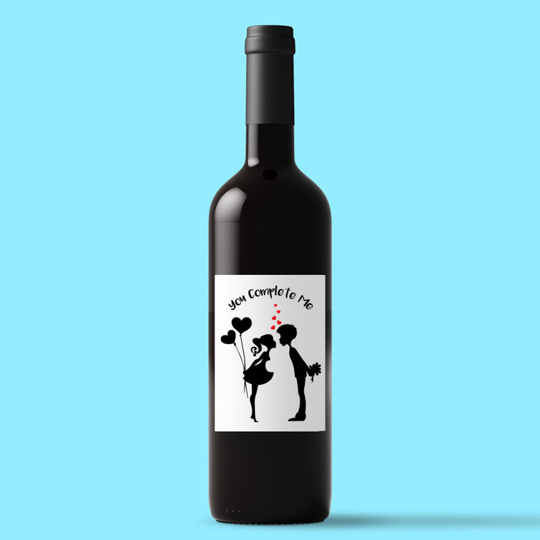 You Complete Me - Novelty Wine/Beer Labels - Slightly Disturbed - Image 1 of 1