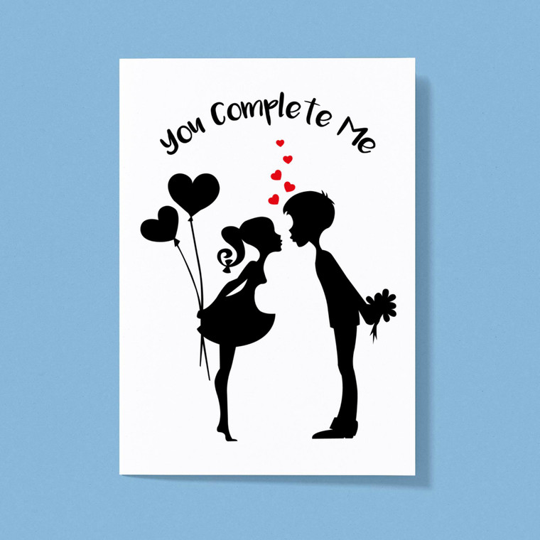 You Complete Me - Novelty Greeting Cards - Slightly Disturbed - Image 1 of 1