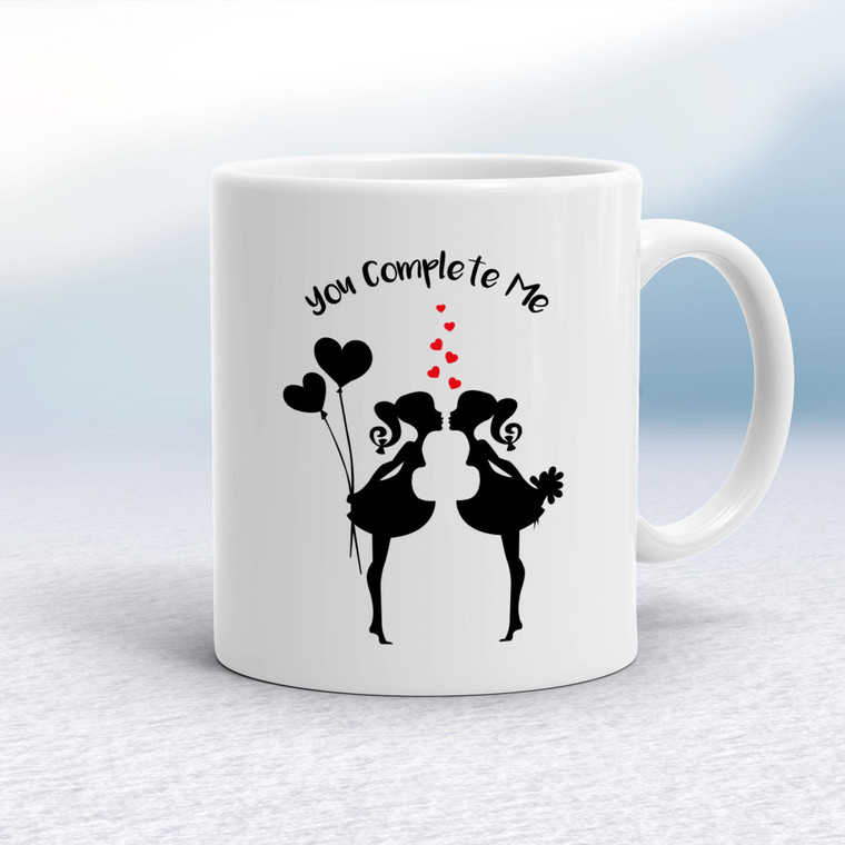 You Complete Me - Girls - Novelty Mugs - Slightly Disturbed - Image 1 of 16