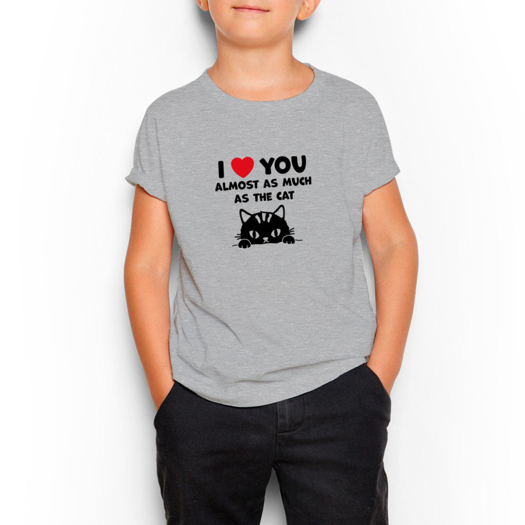 Almost As Much As The Cat - Rude Kids T-Shirts - Slightly Disturbed - Image 1 of 3