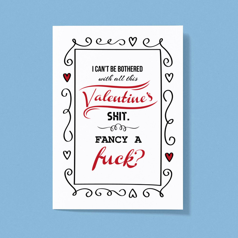 Fancy A Fuck - Rude Greeting Cards - Slightly Disturbed - Image 1 of 1