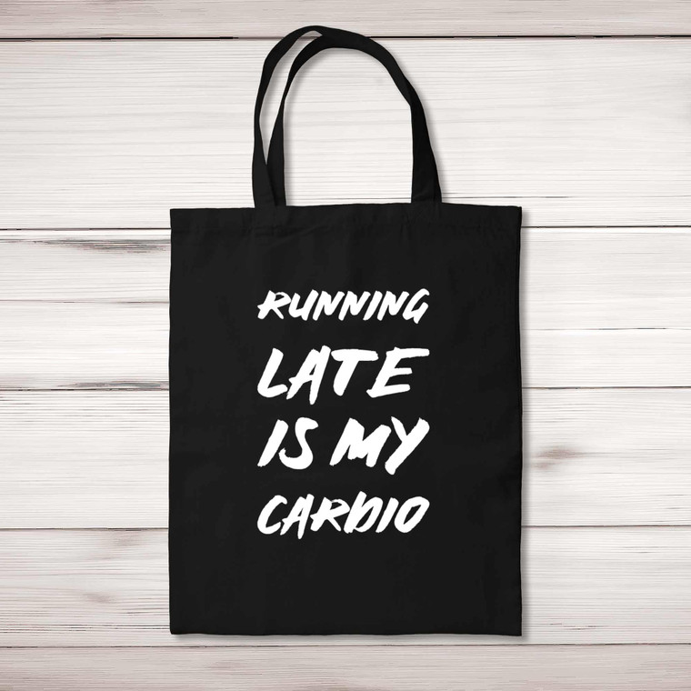 Running Late - Novelty Tote Bags - Slightly Disturbed - Image 1 of 5