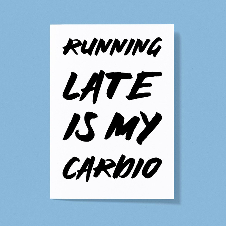 Running Late - Novelty Greeting Cards - Slightly Disturbed - Image 1 of 1