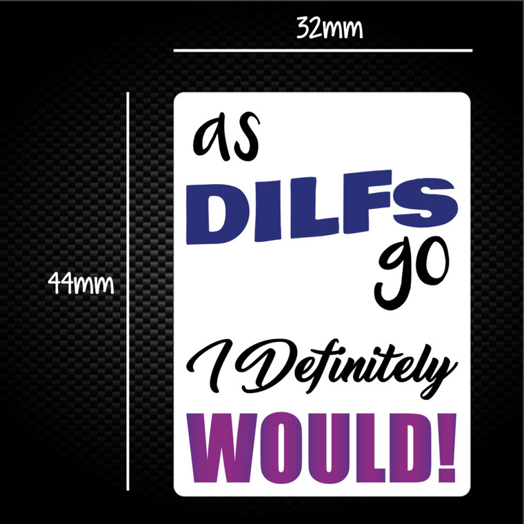 As DILFs Go - Rude Sticker Packs - Slightly Disturbed - Image 1 of 1