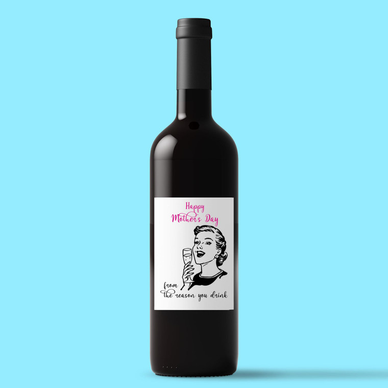 The Reason You Drink - Novelty Wine/Beer Labels - Slightly Disturbed - Image 1 of 1