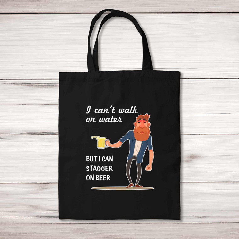 Stagger On Beer - Novelty Tote Bags - Slightly Disturbed - Image 1 of 5