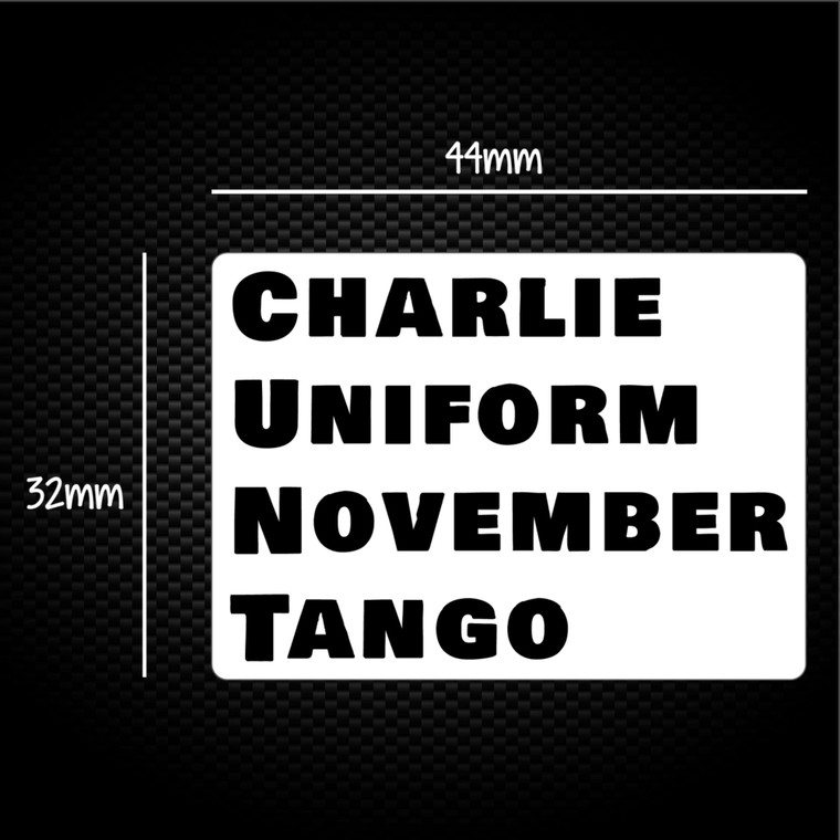 Charlie Uniform - Rude Sticker Packs - Slightly Disturbed - Image 1 of 1