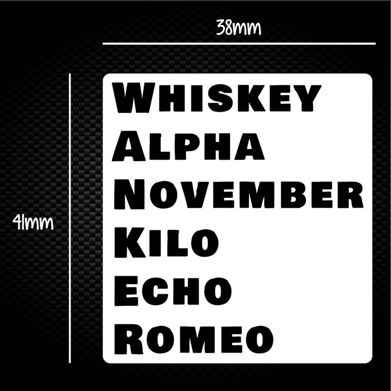 Whiskey Alpha - Rude Sticker Packs - Slightly Disturbed - Image 1 of 1