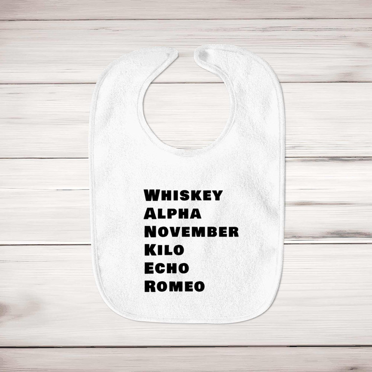 Whiskey Alpha - Rude Bibs - Slightly Disturbed - Image 1 of 6