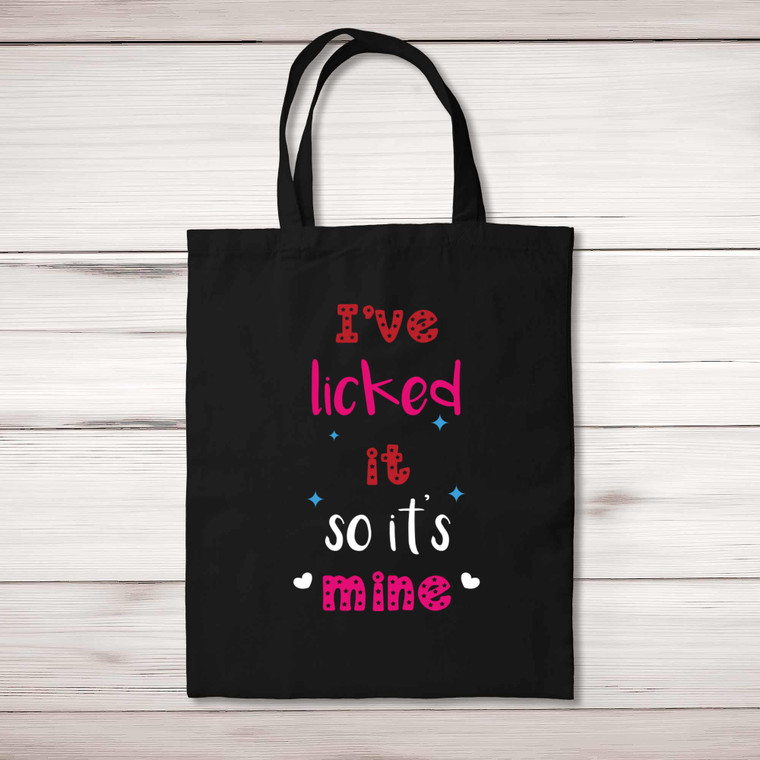 Licked It - Rude Tote Bags - Slightly Disturbed - Image 1 of 4