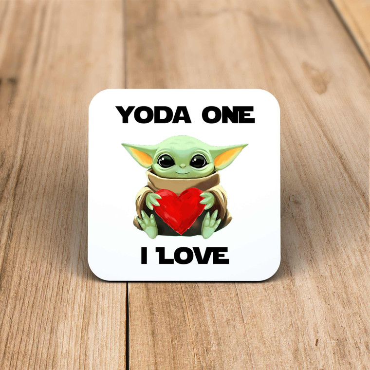 Yoda One I Love - Geeky Coaster - Slightly Disturbed - Image 1 of 1