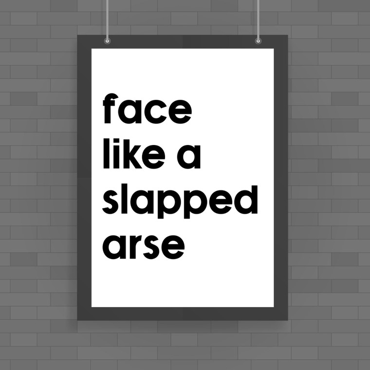 Slapped Arse - Rude Posters - Slightly Disturbed - Image 1 of 1
