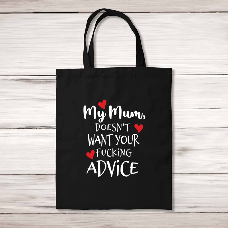 My Mum - Rude Tote Bags - Slightly Disturbed - Image 1 of 10