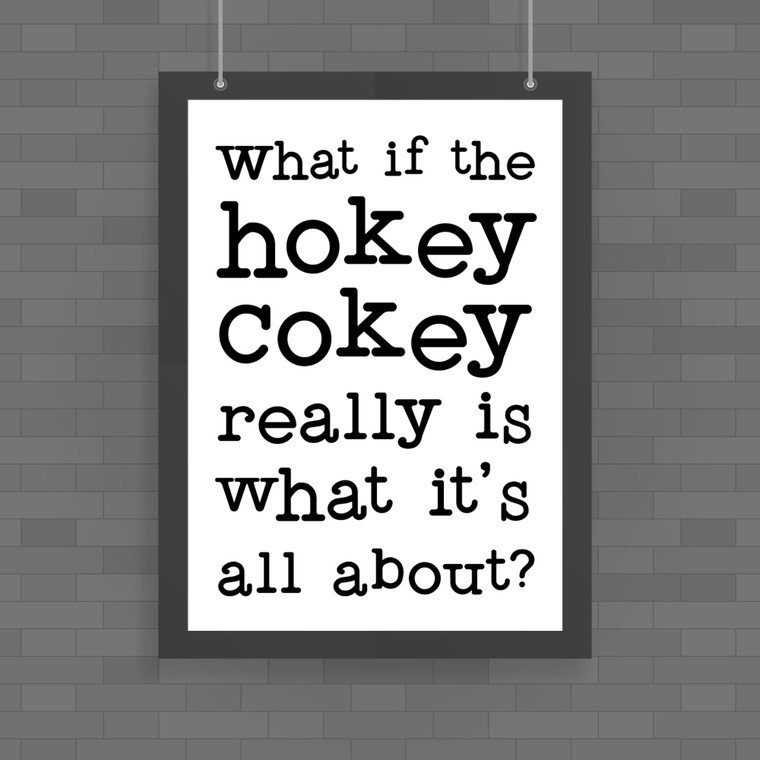 Hokey Cokey - Novelty Posters - Slightly Disturbed - Image 1 of 1