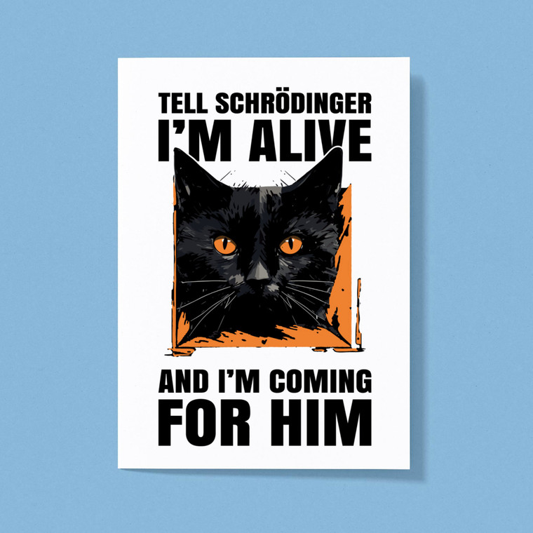 Alive - Geeky Greeting Cards - Slightly Disturbed - Image 1 of 1