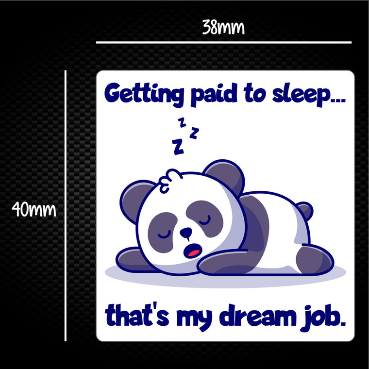 Paid To Sleep - Novelty Sticker Packs - Slightly Disturbed - Image 1 of 1