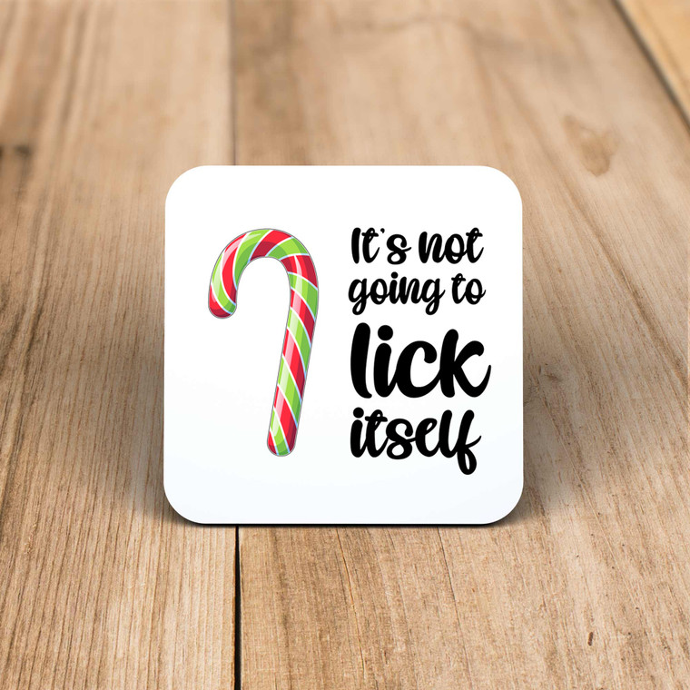 Christmas Not Going To Suck-Lick Itself - Rude Coaster - Slightly Disturbed - Image 1 of 2