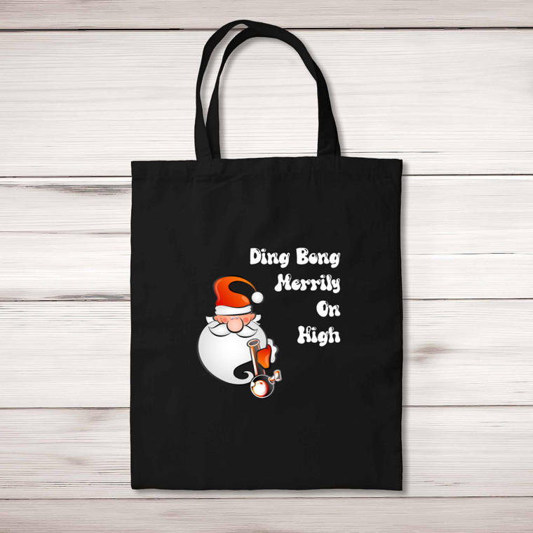Ding Bong Merrily - Rude Tote Bags - Slightly Disturbed - Image 1 of 5
