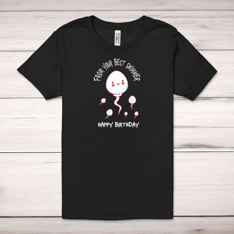 Best Swimmer Adult T-Shirt - Black - 1