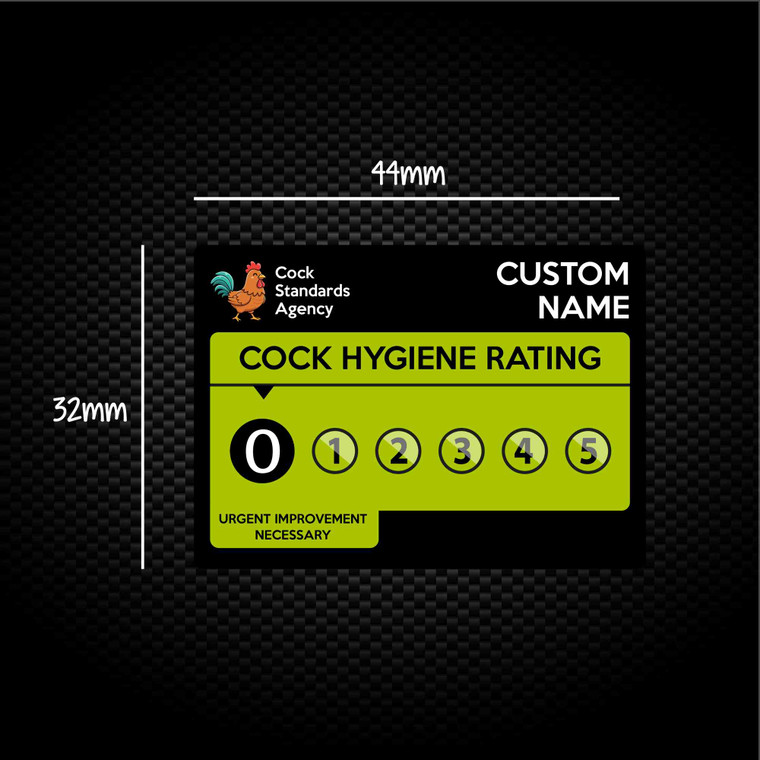 Cock Hygiene Sticker Pack - One - 1