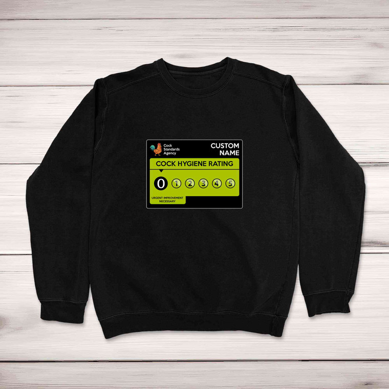 Cock Hygiene Sweatshirt - Black - 1